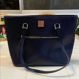 Dooney & Bourke Navy Blue Tote